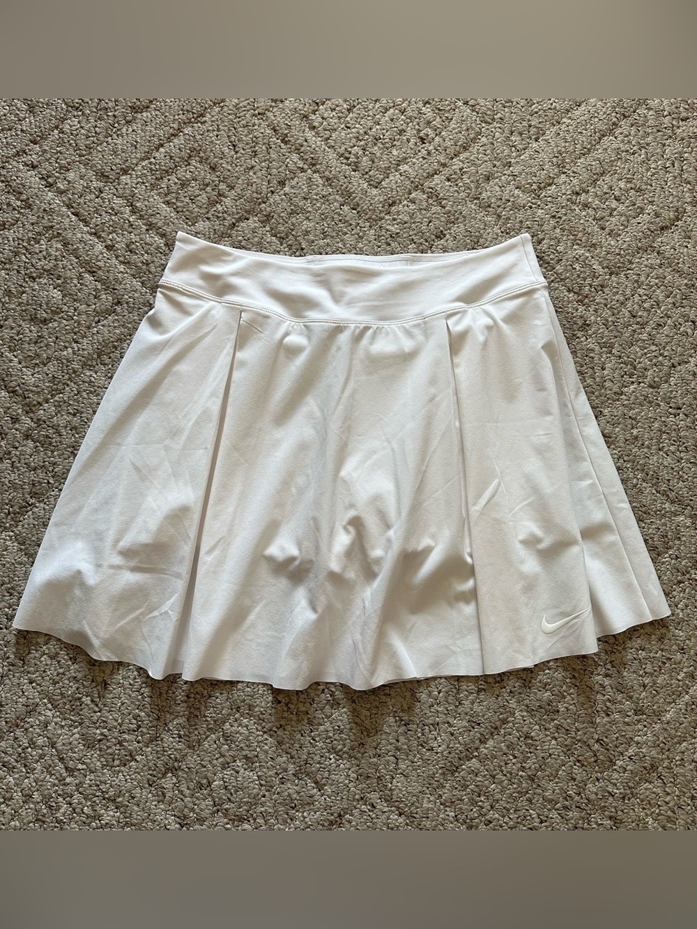 Nike Dri Fit White Tennis Skirt